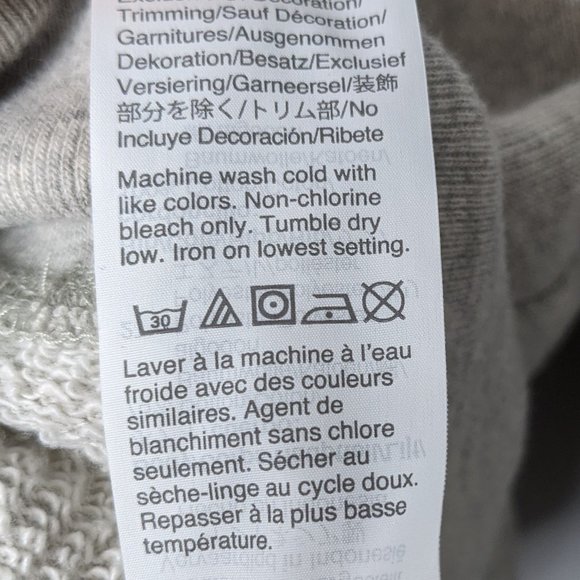 J.Crew Gray Retro Blue Pink Striped Track Jacket M - Picture 8 of 10